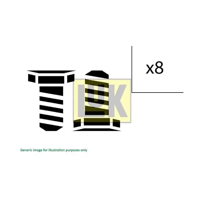 Luk Luk Schraubensatz für Schwungrad Chevrolet Opel