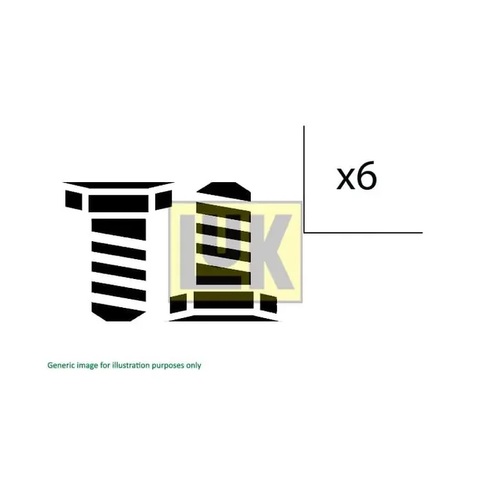 Luk Schraubensatz für Schwungrad Audi Ford Seat Skoda VW