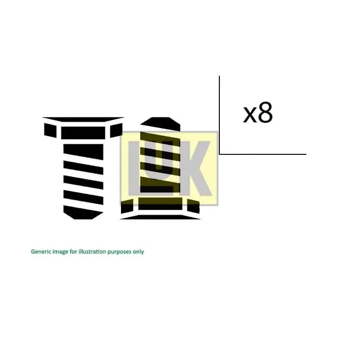 Luk Schraubensatz für Schwungrad Audi Seat Skoda VW