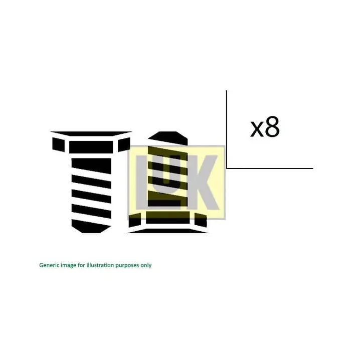 Luk Schraubensatz für Schwungrad BMW 1 3 5 X3 X5