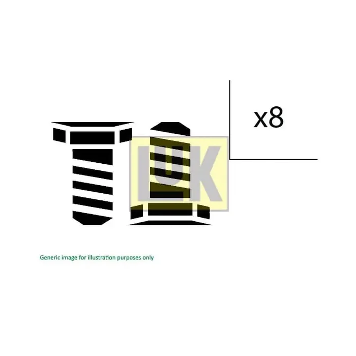 Luk Schraubensatz für Schwungrad Citroen Jumper Fiat Ducato