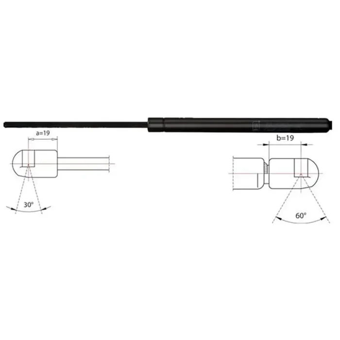 Metzger Gasfeder für Kofferraum Audi A3 Sportback 1.4 TFSI – 3.2 V6 quattro