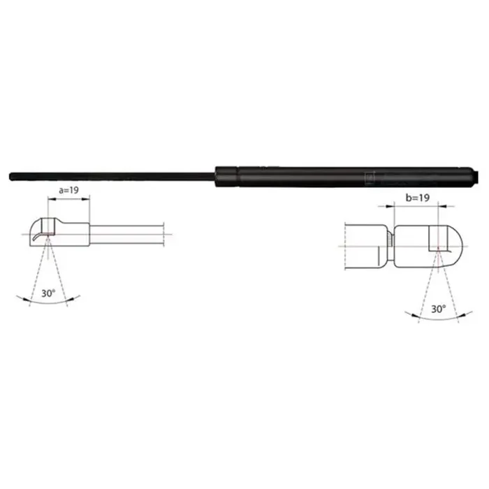 Metzger Gasfeder für Kofferraum Audi Coupe
