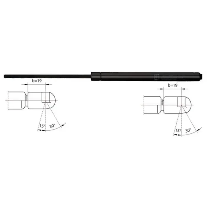Metzger Gasfeder für Kofferraum Fiat Bravo II