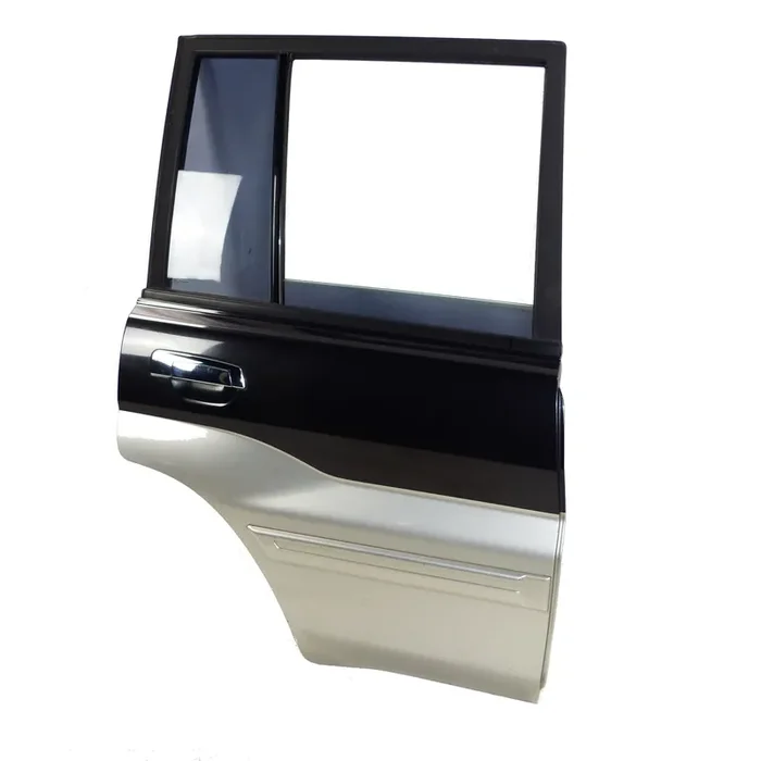 Mitsubishi Pajero Pinin Tür hinten rechts A01 satinschwarz metallic silber