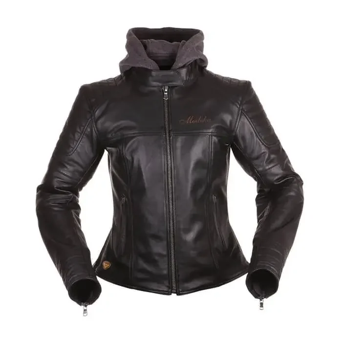 Modeka Edda Hoodie-Lederjacke Damen schwarz 44