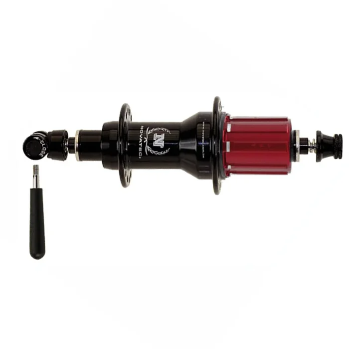 Novatec Superlight Hinterrad Nabe Road 24L schwarz