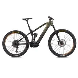 NS Bikes E-Fine 1 170 | E-MTB Fully | 29/27,5″ | 630Wh Shimano EP8 | schwarz / grün