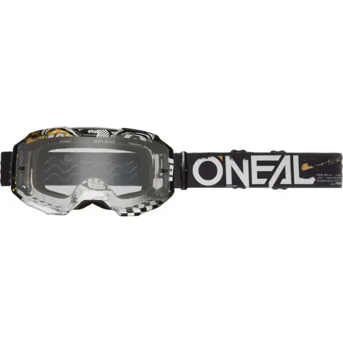 ONeal B10 Attack Crossbrille schwarz-weiß uni