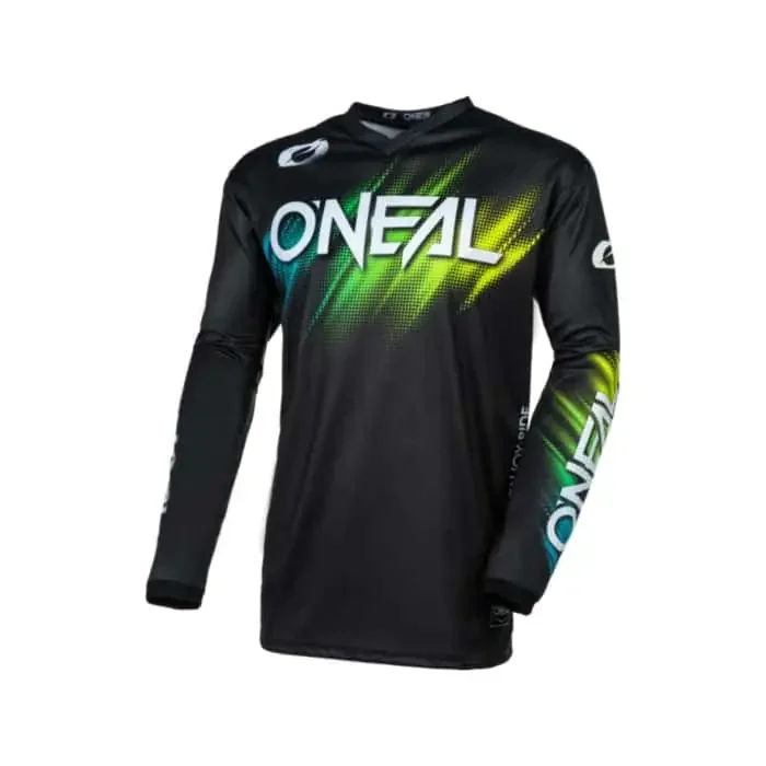 ONeal Element Voltage Motocross Shirt schwarz-grün XXL