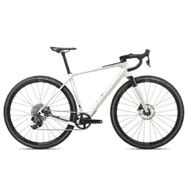 Orbea TERRA M31eTEAM 1X – 28 Zoll 12K Diamant – Ivory White-Spicy Lime