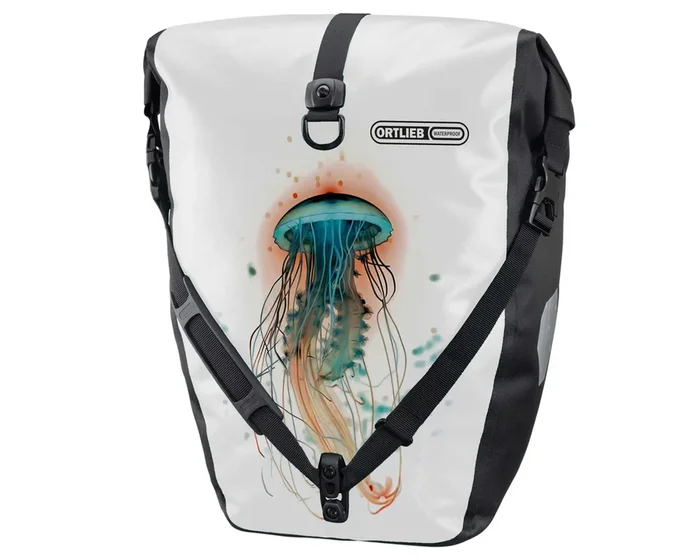 Ortlieb Back-Roller Design QL2.1 – 20 Liter wasserdichte Fahrradtasche (Einzeltasche) | Jellyfish