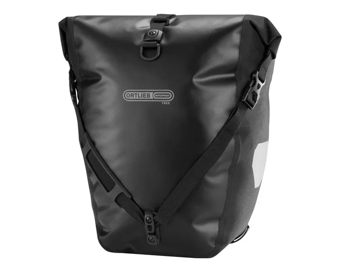 Ortlieb Back-Roller Free Single QL2.1 – 20 Liter wasserdichte Fahrradtasche | black