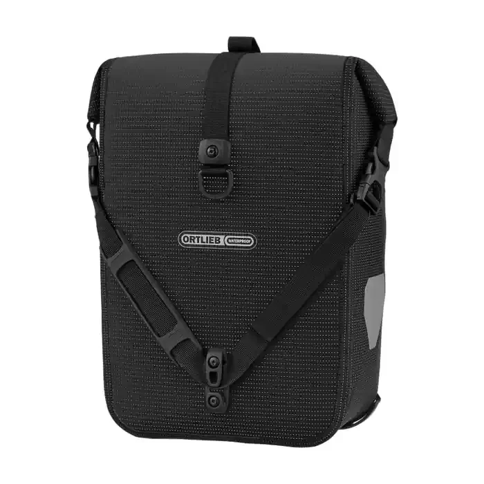 Ortlieb Sport-Roller High Visibility Fahrrad Packtasche schwarz (einzeln)