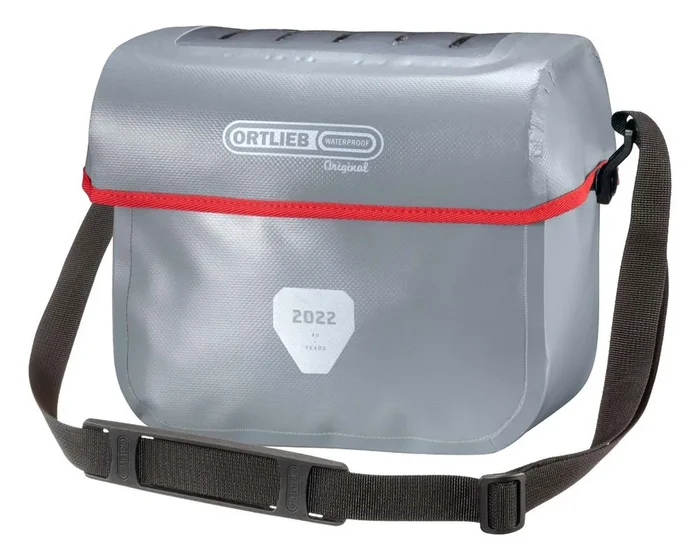 Ortlieb Ultimate Original 40 Jahre Special Edition – 7 Liter Lenkertasche | alu grey