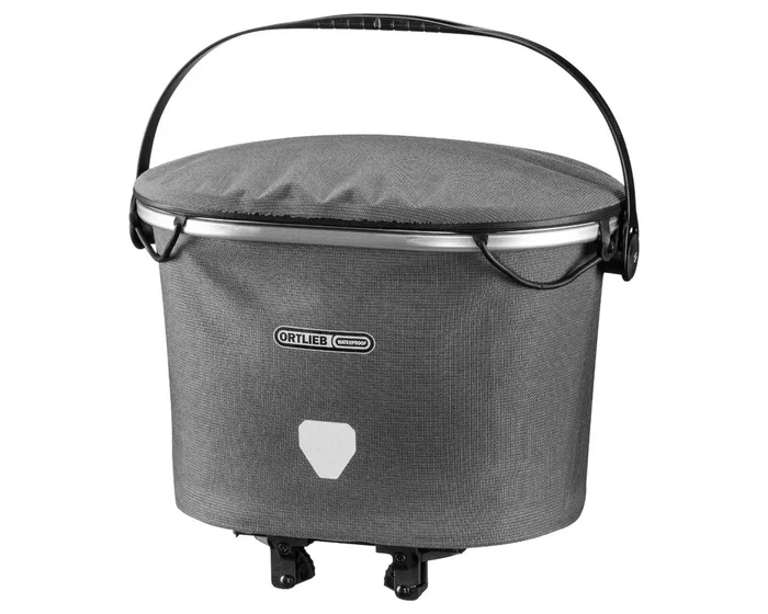 Ortlieb Up-Town Rack Urban – 17.5 Liter wasserdichte Gepäckträgerkorb | pepper