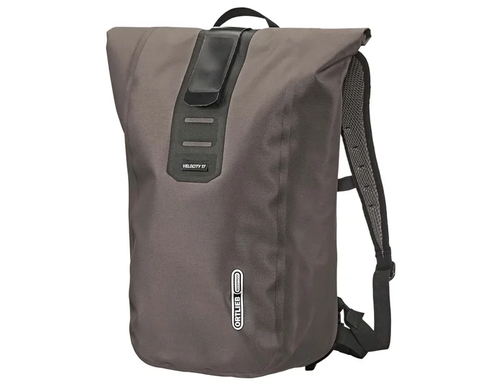 Ortlieb Velocity Lite – 17 Liter wasserdichter Fahrradrucksack | dark sand