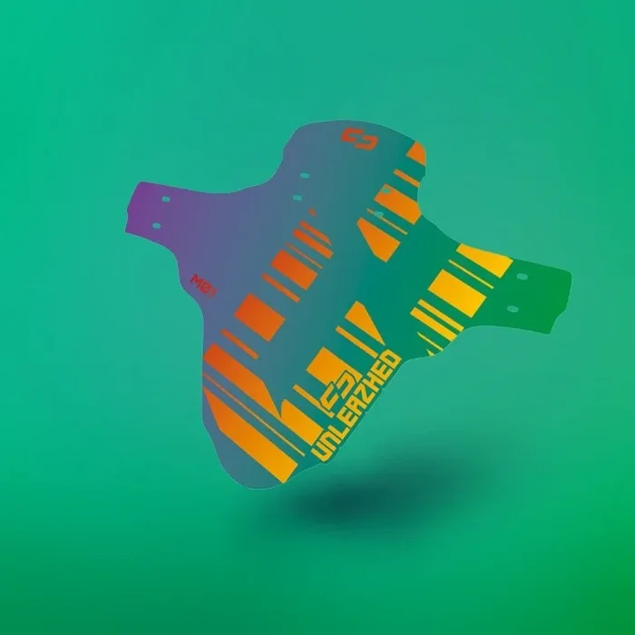 Paraphate Unleazhed Mudguard M01 Logo Violet/Green-Red/Gold