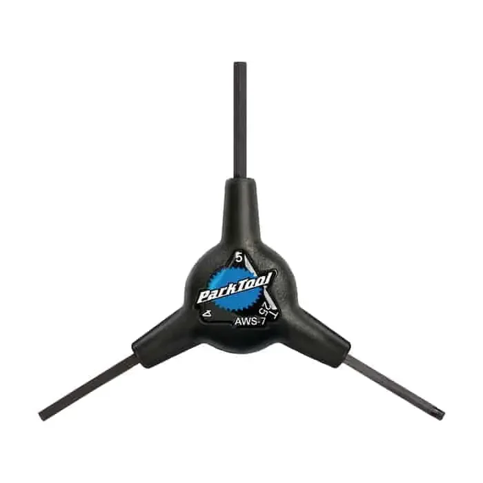 Park Tool AWS-7 Innensechskant-/Innensechsrund-Schlüssel (4, 5 mm & T25)