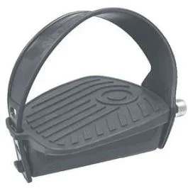 Pedale für Heimtrainer Marwi SP-250 mit horizontalem Ausgleichsgewicht – Schwarz (Werkstattverpackung)