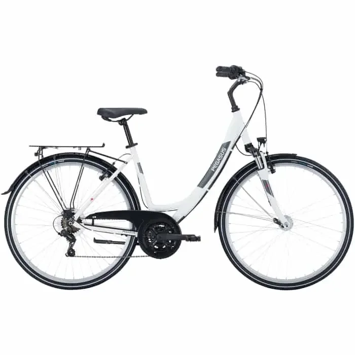 Pegasus Avanti 18 Trekkingrad Tiefeinsteiger 28″ weiß 55 cm