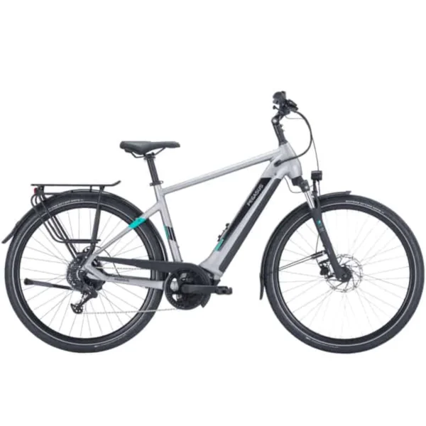 Pegasus EVO CX 625 E-Bike Trekkingrad Herren 28″ silber