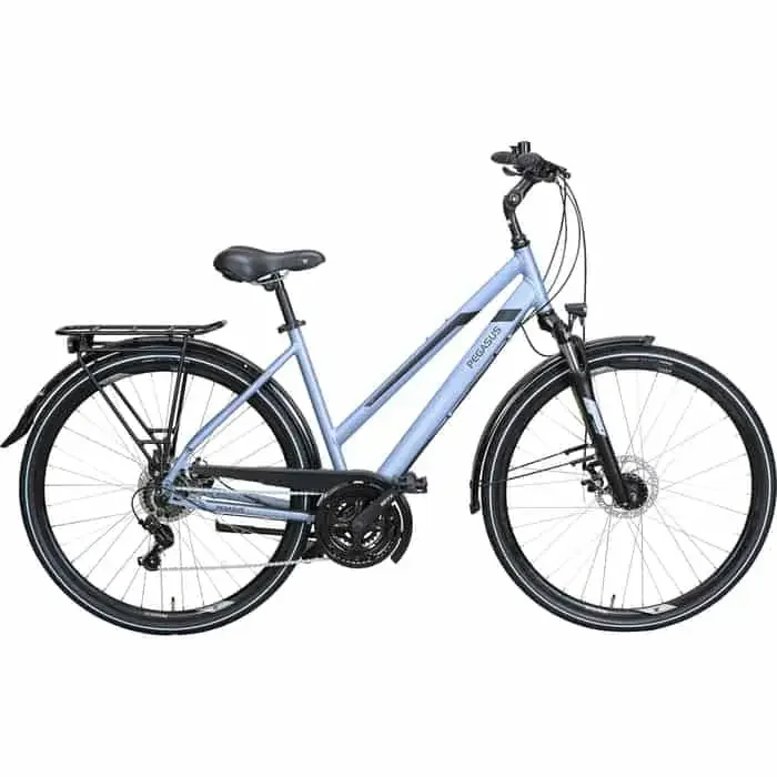 Pegasus Piazza Disc Trekkingrad Trapez 28″ blau 50 cm