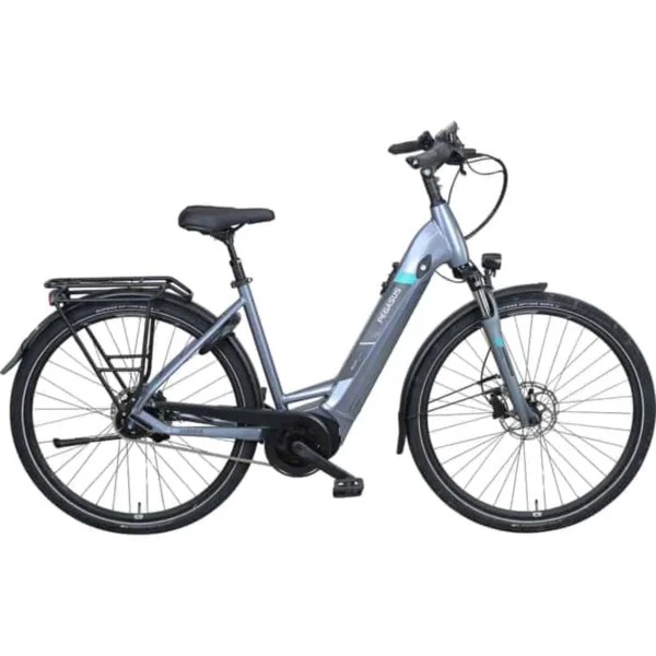Pegasus Premio EVO 5R E-Bike City Bike Tiefeinsteiger 28″ silber