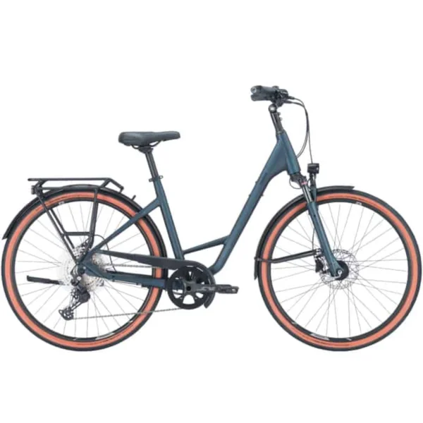 Pegasus Premio SL Disc 12 Trekkingrad Tiefeinsteiger 28″ blau 45 cm