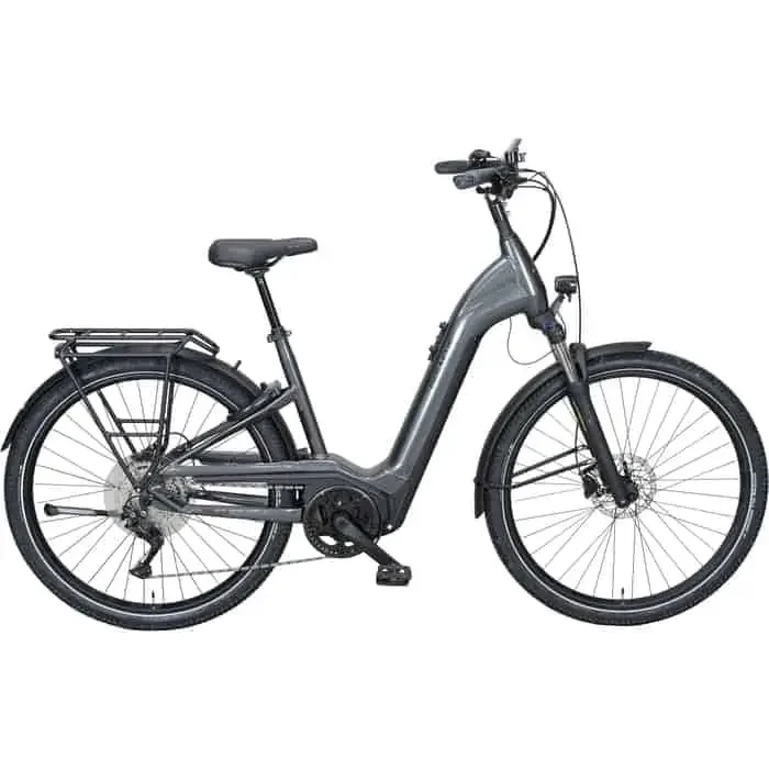Pegasus Savino EVO 10 Lite E-Bike Trekkingrad Tiefeinsteiger 28″ silber 40 cm