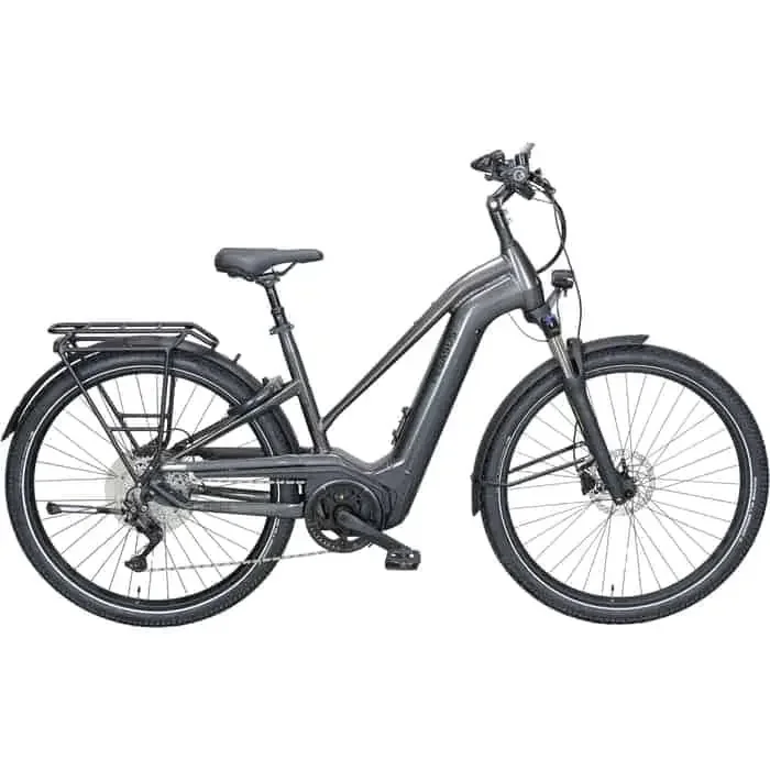 Pegasus Savino EVO 10 Lite E-Bike Trekkingrad Trapez 28″ silber 40 cm