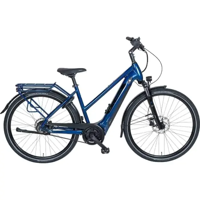 Pegasus Solero EVO 8 R Belt E-Bike City Bike Trapez 28″ blau 55 cm