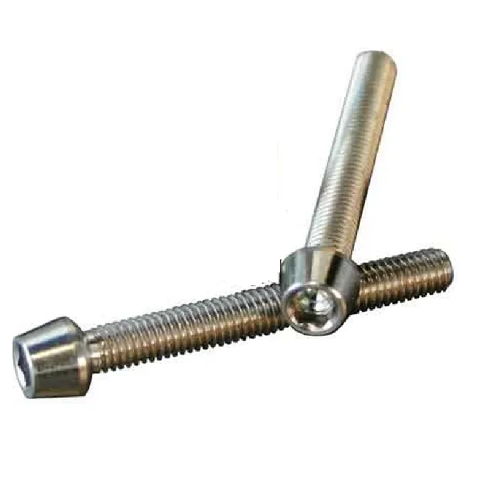 Pop Products Sattelstützschraube M5 x 47 mm 6-Kant Schraube Titan