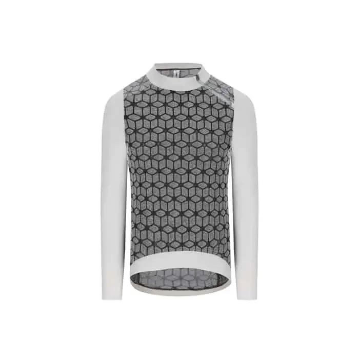 Q36.5 Base Layer Bulletproof langarm Funktionsunterhemd Herren ice grey M