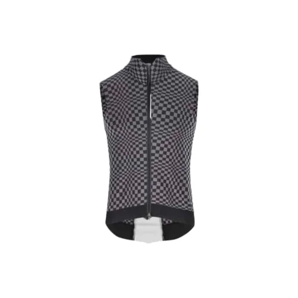 Q36.5 Dottore Hybrid Vest Windweste Herren check grey L