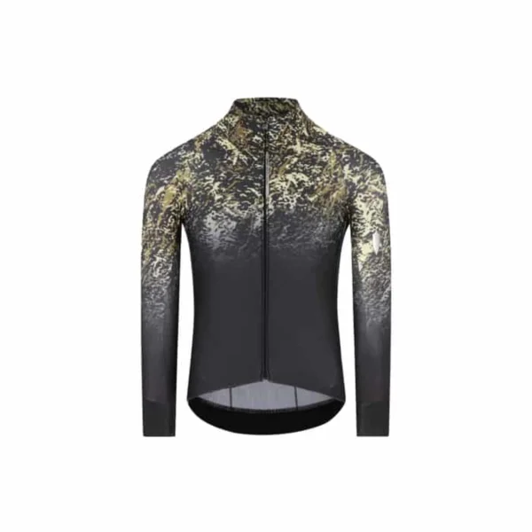 Q36.5 Gregarius Hybrid Alpi Camo LS Radtrikot langarm Herren schwarz M