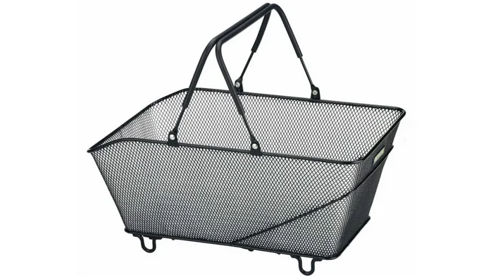 Racktime Baskit Trunk Gepäckträgerkorb mit Snapit-Adapterplatte large schwarz