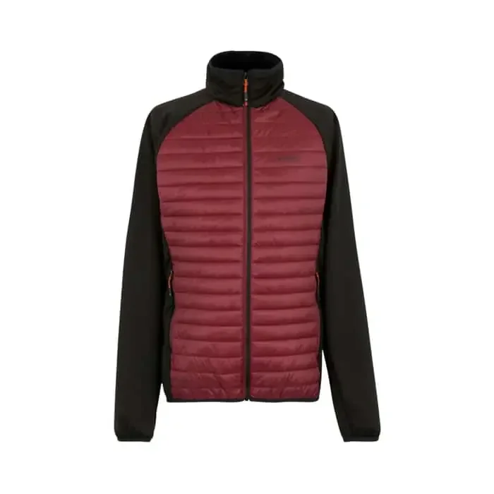 Regatta Clumber Hybrid Thermojacke Herren maroon-schwarz XXL