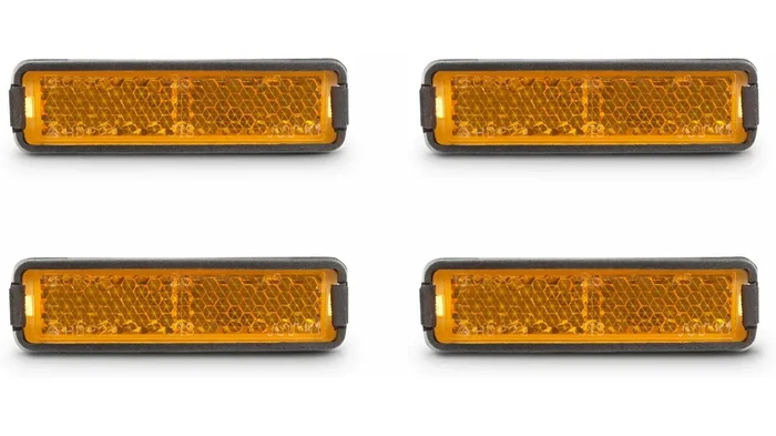 RFR Pedalreflektor-Set orange