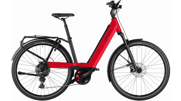 Riese & Müller Nevo4 touring 750 Wh E-Bike 28″ dynamic red metallic 47 cm