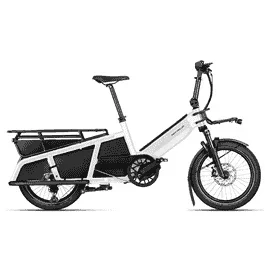 Riese und Müller Multitinker touring – 20 Zoll 625Wh 10K Lastenrad – Pearl White Matt Black
