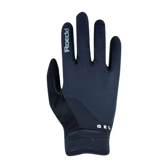 Roeckl Mori Gel Fahrradhandschuhe lang schwarz 9