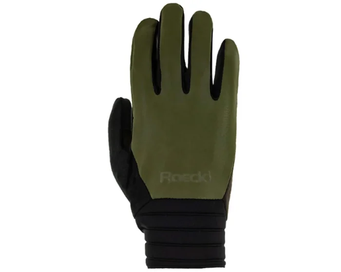 Roeckl Rotterdam 2 – Winter Fahrrad Handschuhe langfinger | olive reflect