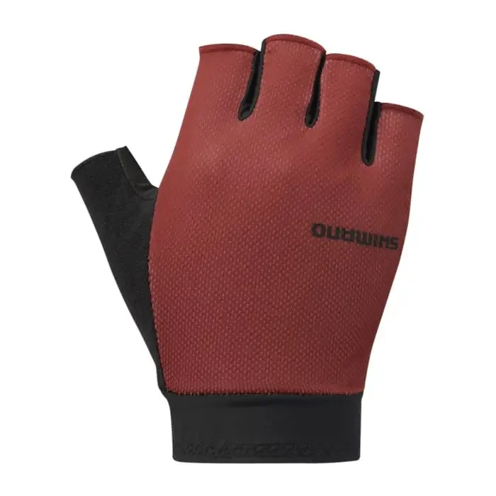 Roeckl Shimano Explorer Fahrrad Handschuhe kurz rot M