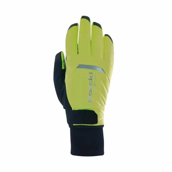 Roeckl Villach 3 Primaloft Extra Warm Fahrradhandschuhe Winter neongelb 11