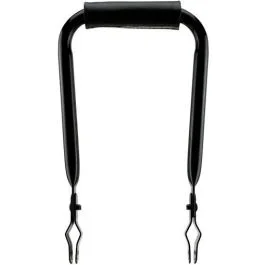 Rückenlehne Simson Schmall mit Vinyl-Rückenpolster – Schwarz