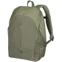Rucksack für 13″ laptop Basil B-Safe Commuter Nordlicht 13 Liter 26 x 13 x 40 cm – Olivengrün