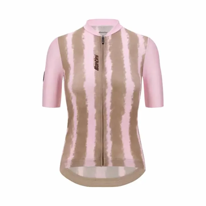 Santini Bambu Radtrikot kurzarm Damen rosa L