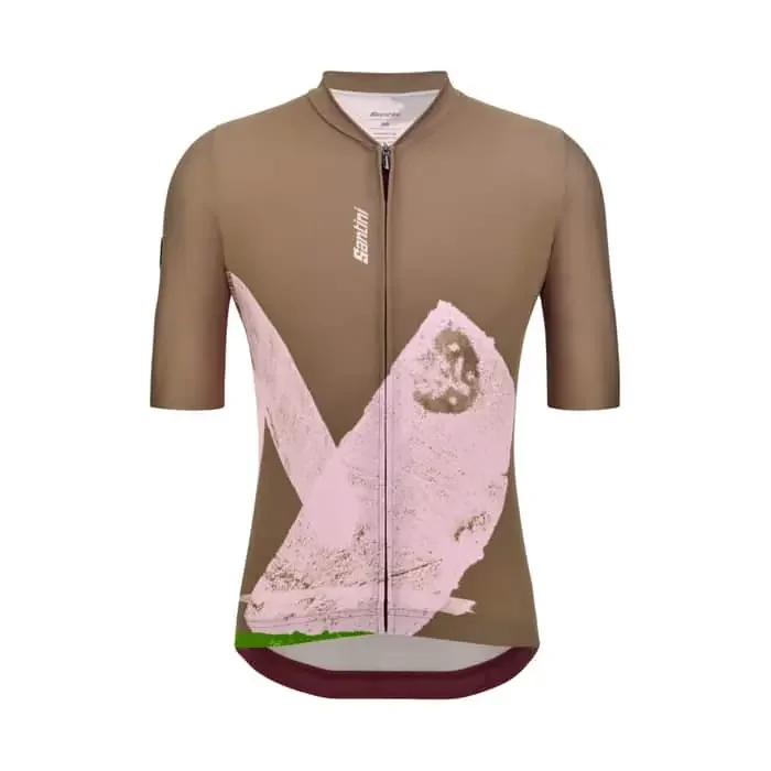 Santini Note Radtrikot kurzarm Herren braun XL