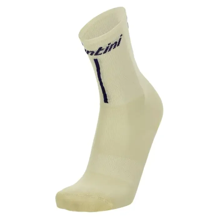 Santini Paris-Nice Fahrrad Socken weiß XL (44-47)